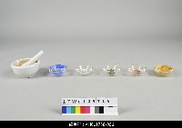 藏品(布袋戲製作-上色用具(綠色顏料碟))的圖片